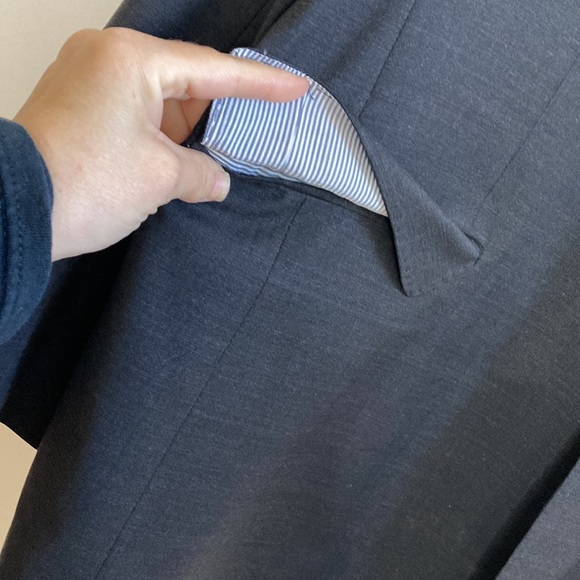 Brooks Brothers Explorer Jacket Men 44L Gray Wool Stretch Blazer Regent Fit - Picture 7 of 14